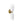 Brass White Tulip 2-Light Up Down Hourglass Vanity Wall Sconce