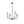 Candle Style Simple Metal Chandelier
