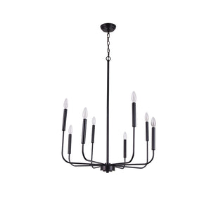 Candle Style Simple Metal Chandelier