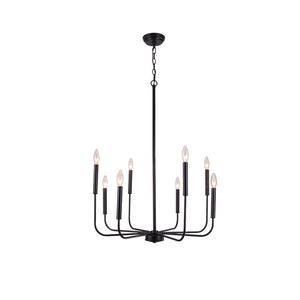 Candle Style Simple Metal Chandelier