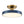 Contemporary Brass Blue Round LED Semi Flush Lighting