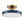Contemporary Brass Blue Round LED Semi Flush Lighting