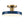 Contemporary Brass Blue Round LED Semi Flush Lighting