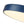 Contemporary Brass Blue Round LED Semi Flush Lighting