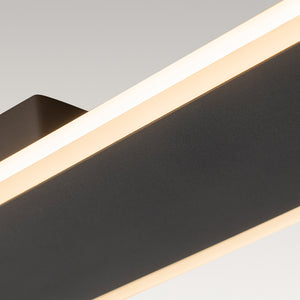 Contemporary Long Oval Warm Dimmable LED Ceiling Light