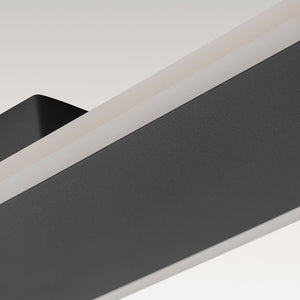 Contemporary Long Oval Warm Dimmable LED Ceiling Light