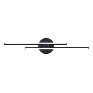 Contemporary Dimmable Linear LED Semi Flush Mount Light
