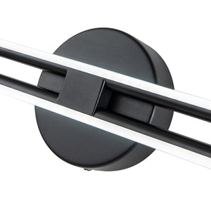 Contemporary Dimmable Linear LED Semi Flush Mount Light