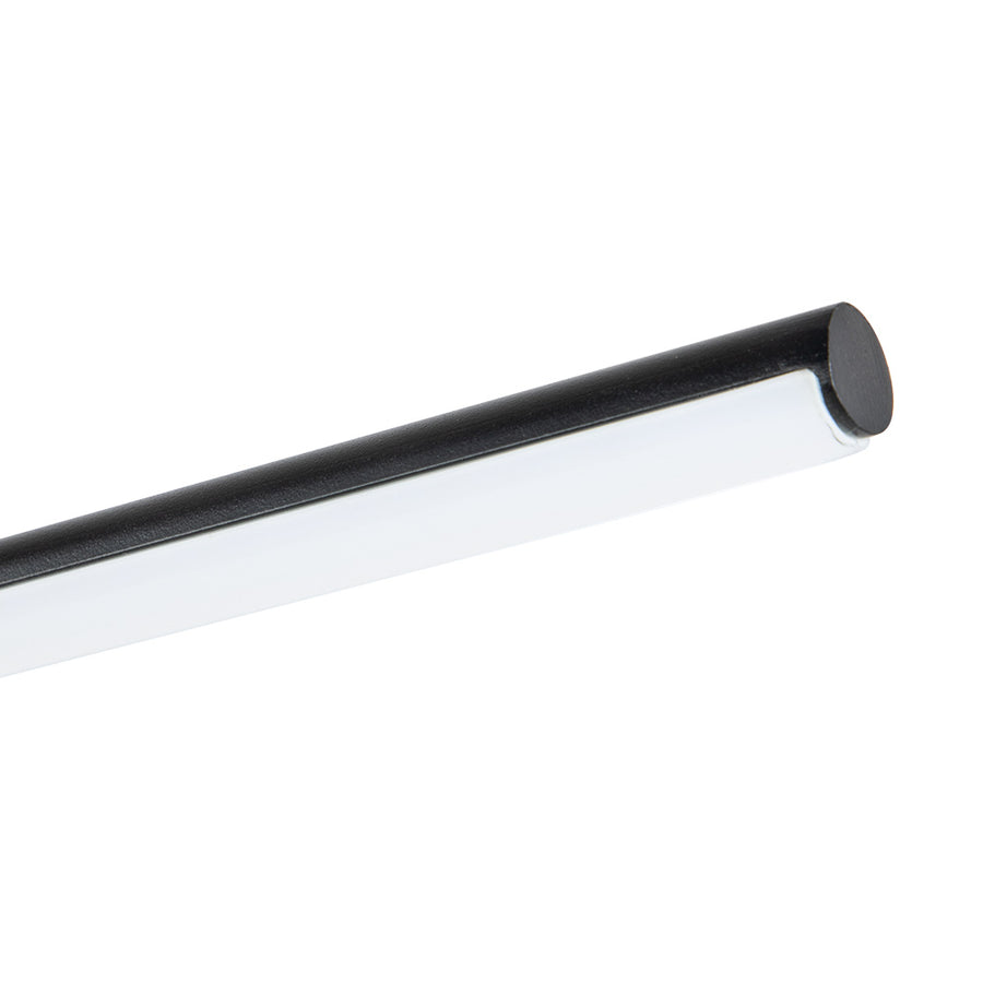 Contemporary Dimmable Linear LED Semi Flush Mount Light