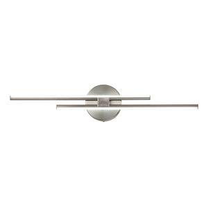 Contemporary Dimmable Linear LED Semi Flush Mount Light