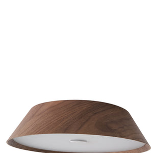 Farmhouse Wood Grain Dimmable LED Round Flush Mount Light