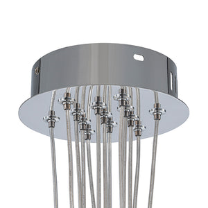Dimmable Cluster Sculpture Texture Glass Globe Bubble Chandelier
