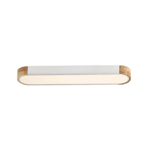 Dimmable Minimalist Long Oval Flush Mount LED Light