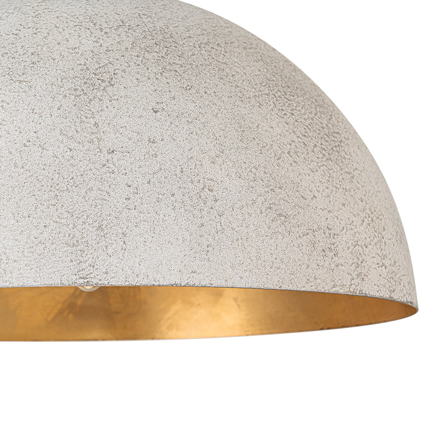 Oversized Metal Dome Pendant Light