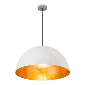 Oversized Metal Dome Pendant Light