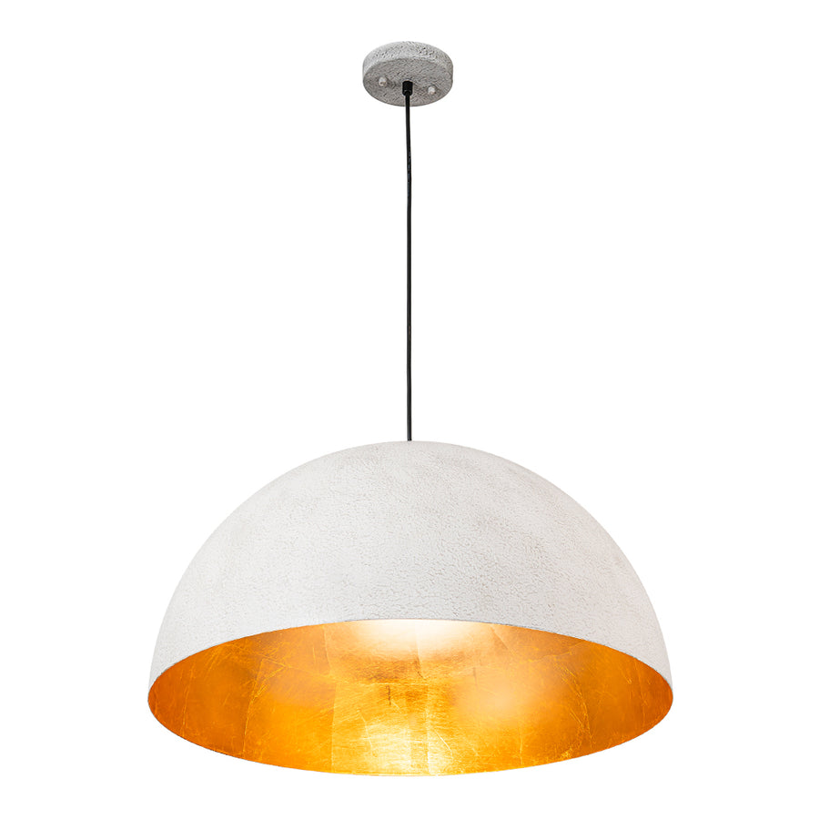 Oversized Metal Dome Pendant Light