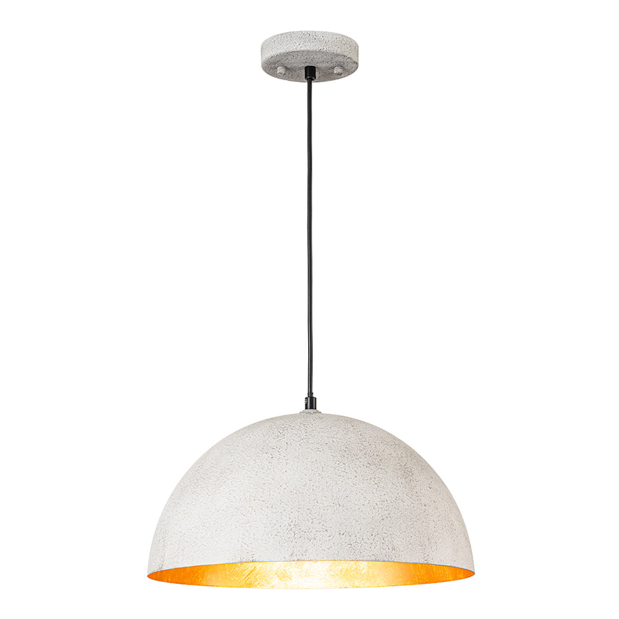 Oversized Metal Dome Pendant Light