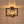 Farmhouse Black Brass 4-Light Square Cage Semi Flush Mount
