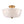 Load image into Gallery viewer, French 3-Light White Clouded Glass Round Semi Flush Mount
