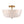 Load image into Gallery viewer, French 3-Light White Clouded Glass Round Semi Flush Mount
