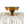 French Antique Brass Crystal Accented Lantern Semi Flush Mount