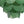French Art Deco Brass Green Swirl Glass Round Tiered Chandelier