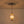 French Brass Candle Style Clear Glass Globe Pendant Light