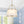 French Brass Large White Fabric Drum Lantern Chandelier