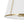 French Brass Large White Fabric Drum Lantern Chandelier