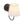 French Country 1-Light Beige Fabric Cone Armed Wall Sconce