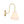 French Country 1-Light Beige Woven Fabric Cone Wall Sconce