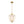 French Country 1-Light Pleated Fabric Brass Lantern Pendant