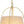 French Country 4-Light Ivory Linen Conical Drum Cage Pendant