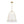 French Country 4-Light Ivory Linen Conical Drum Cage Pendant