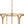 French Country Distressed Gold Candle Style Cylinder Lantern Chandelier