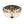 French Country Empire Draped Crystal Cage Semi Flush Mount