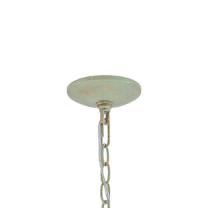 French Shabby Chic Patina Style Square Lantern Chandelier