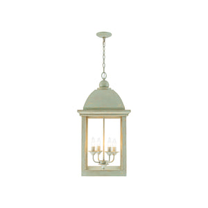 French Shabby Chic Patina Style Square Lantern Chandelier