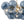 Funky Cluster Smoky Blue Glass Globe Bubble Chandelier