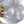Morandi 18-Light Cluster Lavender Gray Glass Bubble Chandelier
