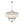 Glam Luxury 6-Light Faceted Crystal Round Cage Chandelier