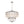 Glam Luxury 6-Light Faceted Crystal Round Cage Chandelier