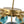 Glam Bloom 12-Light Blue Glass Bubble Semi Flush Chandelier
