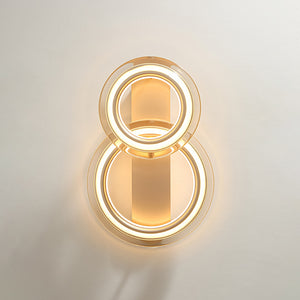 Nimbus 2-Light Halo Ring Dimmable LED Semi Flush Mount