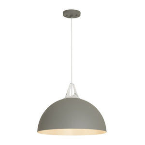 Scandinavian Colored Wide Metal Dome Kitchen Pendant Light