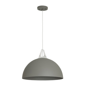 Scandinavian Colored Wide Metal Dome Kitchen Pendant Light