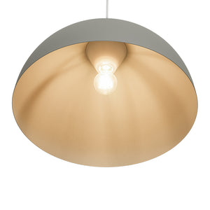 Scandinavian Colored Wide Metal Dome Kitchen Pendant Light