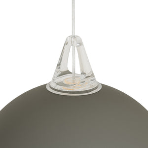 Scandinavian Colored Wide Metal Dome Kitchen Pendant Light
