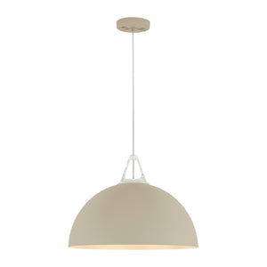 Scandinavian Colored Wide Metal Dome Kitchen Pendant Light