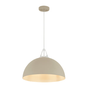 Scandinavian Colored Wide Metal Dome Kitchen Pendant Light